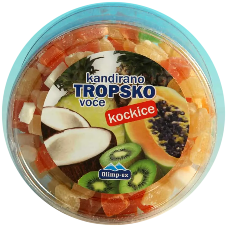 Kandirano tropsko voće kockice 200 g
