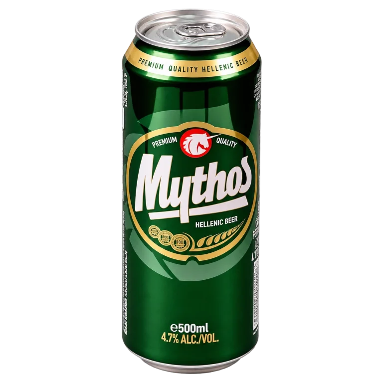 Pivo Mythos limenka 0,5 l