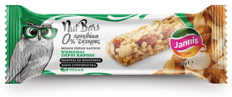 Jannis Protein Nut Bar kikiriki i badem 28 g