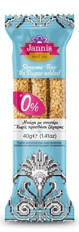 Jannis Susam Bar 0% bez dodatog šećera 40 g